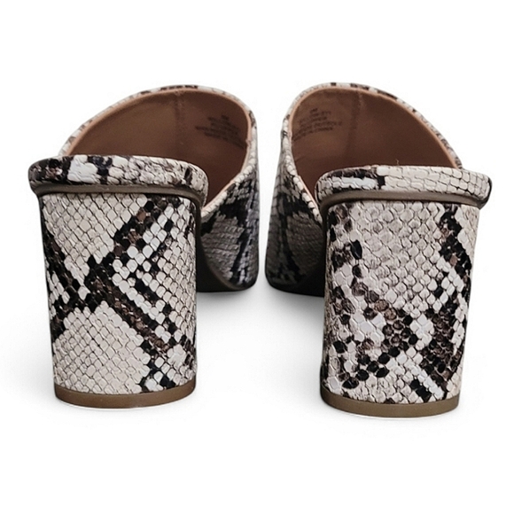 ROHB Willow Cream and Black Mules with Wedge Heel - Picture 7 of 13